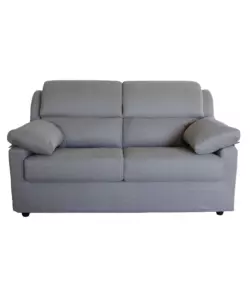 DIVANO 2 POSTI MAXI BELLAHOME "FIRENZE" GRIGIO TESSUTO SFODERABILE E ANTIMACCHIA, 170X95X93 CM