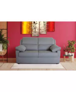 DIVANO 2 POSTI MAXI BELLAHOME "FIRENZE" GRIGIO TESSUTO SFODERABILE E ANTIMACCHIA, 170X95X93 CM