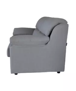 DIVANO 2 POSTI MAXI BELLAHOME "FIRENZE" GRIGIO TESSUTO SFODERABILE E ANTIMACCHIA, 170X95X93 CM