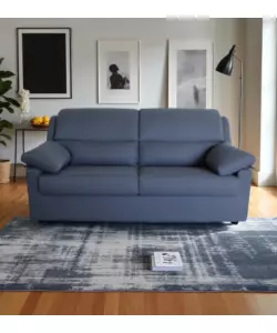 DIVANO 3 POSTI BELLAHOME "FIRENZE" AVIO TESSUTO SFODERABILE E ANTIMACCHIA, 190X95X93 CM
