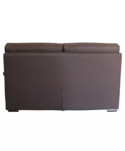 DIVANO 2 POSTI BELLAHOME "VENEZIA" MARRONE TESSUTO SFODERABILE E ANTIMACCHIA, 160X93X93 CM