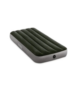 MATERASSO MEZZA PIAZZA GONFIABILE INTEX "AIRBED DURA-BEAM STANDARD PRESTIGE DOWNY" VERDE 76X191X25 CM - COD. 64106