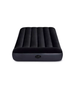 MATERASSO SINGOLO GONFIABILE INTEX "AIRBED DURA-BEAM PILLOW REST CLASSIC" BLU SCURO 99X191X25 CM - COD. 64141