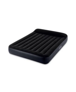 MATERASSO MATRIMONIALE GONFIABILE INTEX "AIRBED DURA-BEAM PILLOW REST CLASSIC" BLU SCURO 152X203X25 CM - COD. 64143