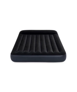 MATERASSO MATRIMONIALE GONFIABILE INTEX "AIRBED DURA-BEAM PILLOW REST CLASSIC" BLU SCURO 152X203X25 CM - COD. 64143