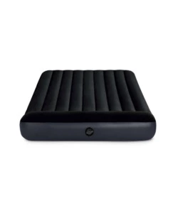 MATERASSO MATRIMONIALE GONFIABILE INTEX "AIRBED DURA-BEAM PILLOW REST CLASSIC" BLU SCURO 152X203X25 CM - COD. 64143