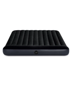 MATERASSO MATRIMONIALE GONFIABILE INTEX "AIRBED DURA-BEAM PILLOW REST CLASSIC" BLU SCURO 183X203X25 CM - COD. 64144