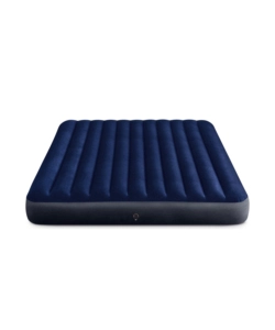 MATERASSO MATRIMONIALE KING GONFIABILE INTEX "AIRBED DURA-BEAM STANDARD CLASSIC DOWNY" BLU 183X203X25 CM - COD. 64755