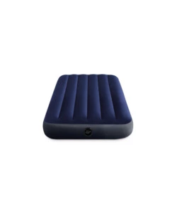 MATERASSO SINGOLO GONFIABILE INTEX "AIRBED DURA-BEAM STANDARD CLASSIC DOWNY" BLU 99X191X25 CM - COD. 64757