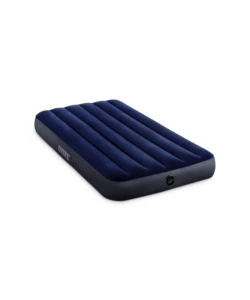 MATERASSO SINGOLO GONFIABILE INTEX "AIRBED DURA-BEAM STANDARD CLASSIC DOWNY" BLU 99X191X25 CM - COD. 64757