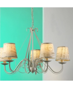 LAMPADARIO ONLI "POLETTE" 5 LUCI, E14
