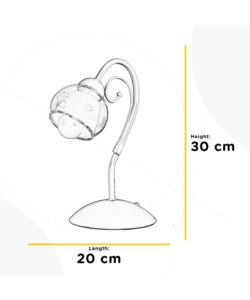 LAMPADA DA TAVOLO ONLI "CAMILLA", E14