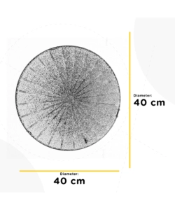PLAFONIERA ONLI "CRUX" VETRO DIAMETRO 40 CM, E27
