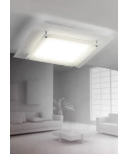 PLAFONIERA LED ONLI "ANTILIA" BIANCA 28X28 CM, 12 W