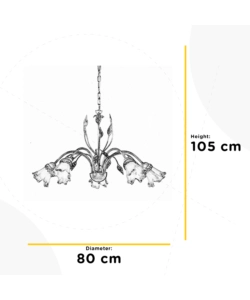 LAMPADARIO ONLI "LANCIA" 5 LUCI, E14