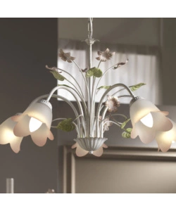 LAMPADARIO ONLI "BOTTON D'ORO" 5 LUCI, E27