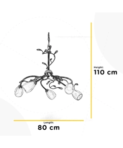 LAMPADARIO ONLI "SHARON" 5 LUCI, E14