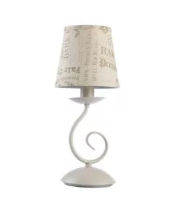 LAMPADA DA TAVOLO ONLI "POLETTE" SABBIA, E14
