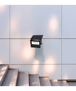 FARO DA MURO LED SOLARE CREPUSCOLARE, 12 W 5000 K
