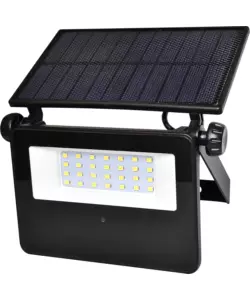 FARO DA MURO LED SOLARE CREPUSCOLARE, 12 W 5000 K