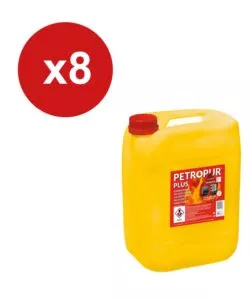 COMBUSTIBILE LIQUIDO PETROPUR PLUS 8 TANICHE DA 18LT - TOTALE DI 144 LITRI