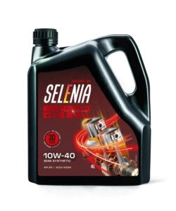 LUBRIFICANTE AREXONS "SELENIA 10W40" BENZINA E DIESEL, 4 LITRI