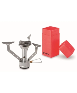 FORNELLO A GAS DA CAMPEGGIO KEMPER "KE3009" PIEGHEVOLE 1 BRUCIATORE ANTIVENTO