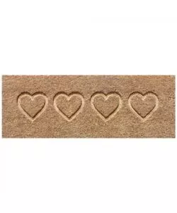 ZERBINO "OLMO" IN COCCO E FONDO IN PVC, 25X70 CM