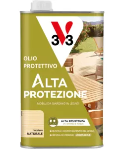 OLIO PROTETTIVO PER MOBILI DA GIARDINO V33 INCOLORE, 1 LT
