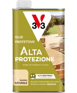 OLIO PROTETTIVO PER MOBILI DA GIARDINO V33 INCOLORE, 500 ML