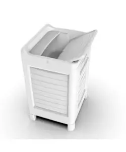 MOBILETTO LAVATOIO BAMA "ARTÙ" IN POLIPROPILENE BIANCO 60X51X89 CM