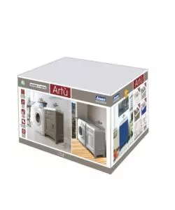 MOBILETTO LAVATOIO BAMA "ARTÙ" IN POLIPROPILENE BIANCO 60X51X89 CM