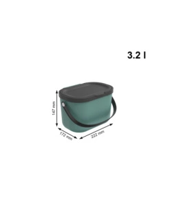 PATTUMIERA "ALBULA" COLORE VERDE DA 3 LITRI