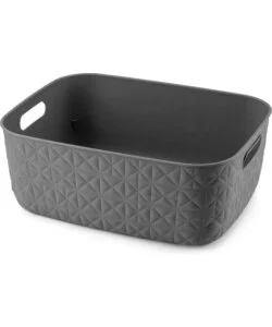 CESTO PORTAOGGETTI KETER "CURVER SOFTEX M" ANTRACITE, 12,5 LITRI