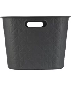 CESTO PORTABIANCHERIA KETER "CURVER SOFTEX" ANTRACITE, 45 LITRI