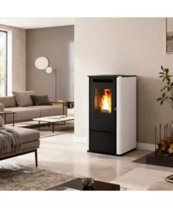 STUFA A PELLET PUNTO FUOCO "THELMA" BIANCO 8 KW