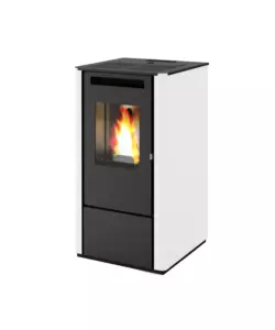 STUFA A PELLET PUNTO FUOCO "THELMA" BIANCO 8 KW