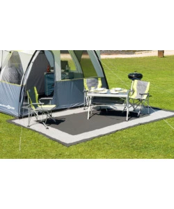 OUTLET - DIFETTI ESTETICI- STUOIA DA CAMPEGGIO BRUNNER "BALMAT" ANTRACITE E GRIGIO 250X400 CM