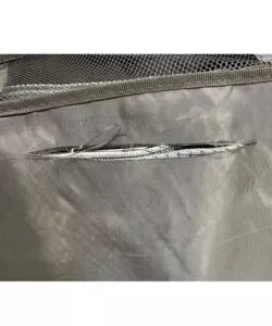 OUTLET - DIFETTI ESTETICI- STUOIA DA CAMPEGGIO BRUNNER "BALMAT" ANTRACITE E GRIGIO 250X400 CM