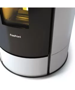 STUFA A PELLET ERMETICA FREEPOINT "GLOBE" BIANCO 11 KW