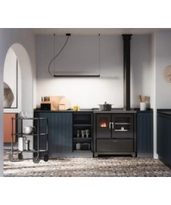 CUCINA A LEGNA FREEPOINT "FRIDA 80" 7,5 KW