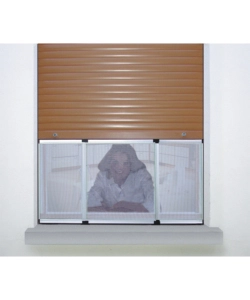 ZANZARIERA ESTENSIBILE "DERBY" BIANCO 100X70 CM