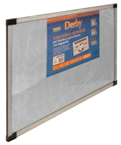 ZANZARIERA ESTENSIBILE "DERBY" BIANCO 50X40 CM