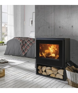 STUFA A LEGNA PANADERO "BORNEO-S 5" ANTRACITE 6,8 KW