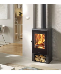 STUFA A LEGNA PANADERO "ANDES 5" ANTRACITE 7,6 KW