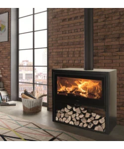 STUFA A LEGNA PANADERO "ARPEGE 5" ANTRACITE 8,5 KW