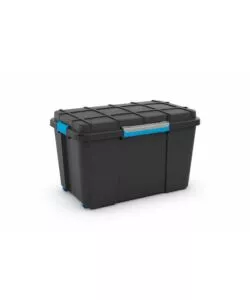 CONTENITORE KETER "SCUBA BOX L" IN POLIPROPILENE NERO, 80 LITRI