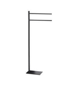 PIANTANA PORTASALVIETTE GEDY "TRILLY" IN ACCIAIO INOX NERO