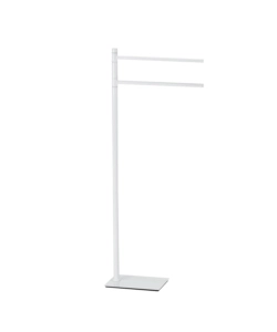 PIANTANA PORTASALVIETTE GEDY "TRILLY" IN ACCIAIO INOX BIANCO