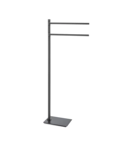 PIANTANA PORTASALVIETTE GEDY "TRILLY" IN ACCIAIO INOX GUN METAL